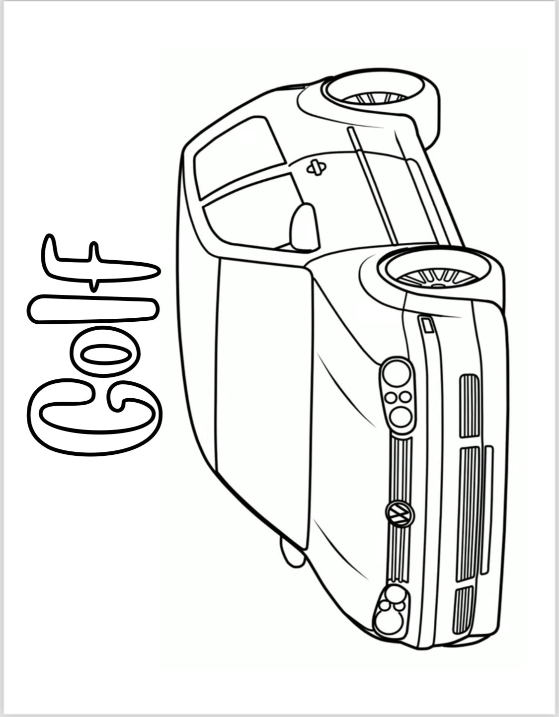 Modified Car Volume 2 Coloring Book