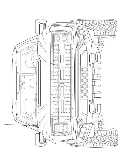 Truck Coloring Book