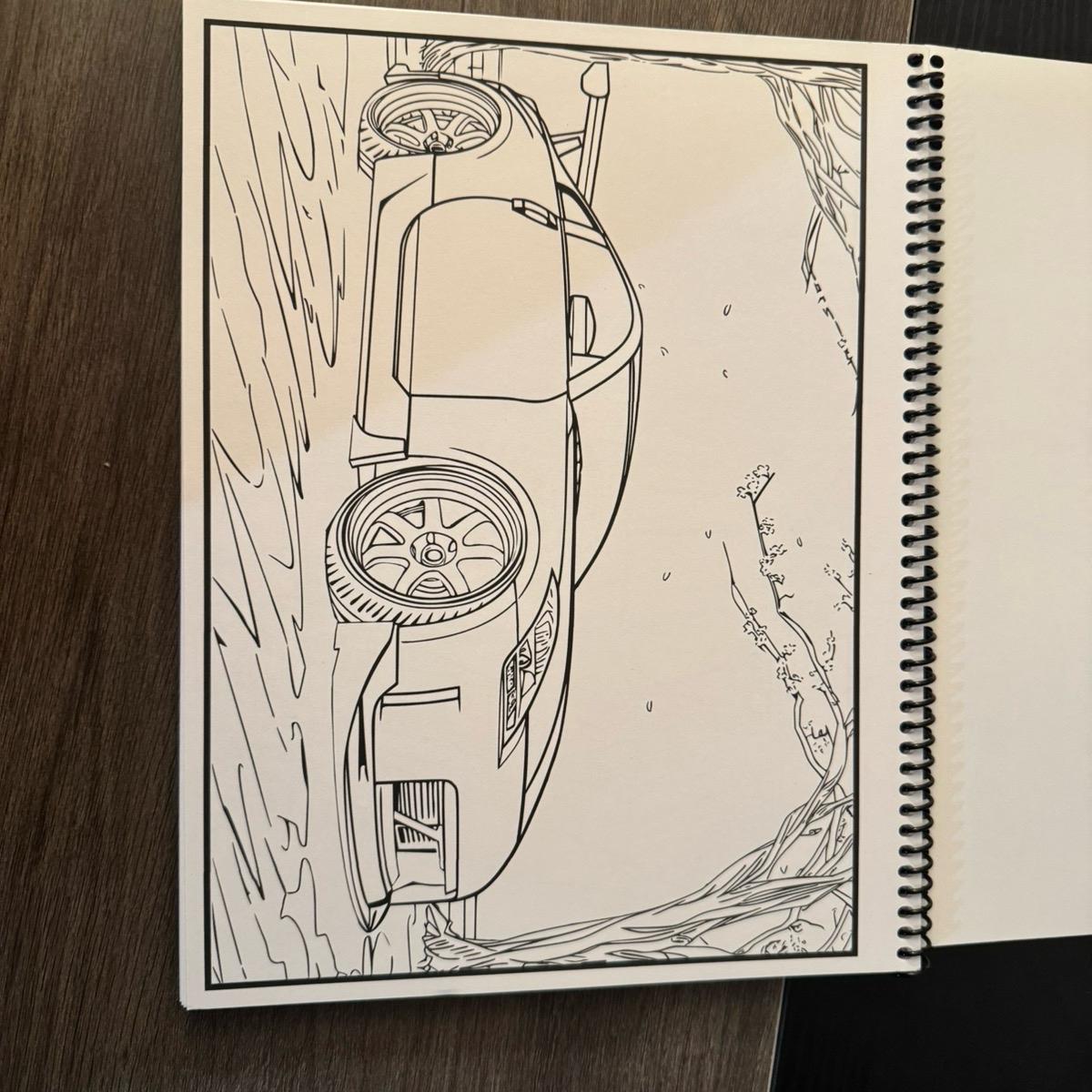 JDM Volume 3 Car Coloring Book